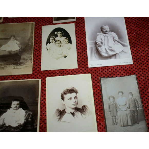 Antique Black & White Photographs Late 1800's to Early 1900's Lot 0f 15 #4 - Picture 6 of 6
